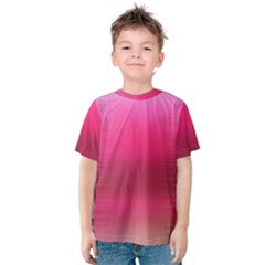 Line Pink Space Sexy Rainbow Kids  Cotton Tee