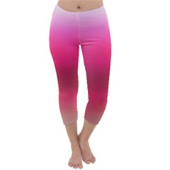 Line Pink Space Sexy Rainbow Capri Winter Leggings 