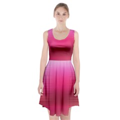 Line Pink Space Sexy Rainbow Racerback Midi Dress by Mariart