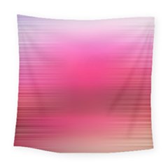 Line Pink Space Sexy Rainbow Square Tapestry (large) by Mariart