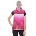 Line Pink Space Sexy Rainbow Women s Button Up Puffer Vest View1