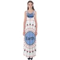 Magnetik Earth s Gravitational Line Triangle Empire Waist Maxi Dress View1