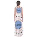 Magnetik Earth s Gravitational Line Triangle Empire Waist Maxi Dress View2