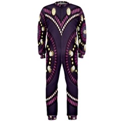 Mandalarium Hires Hand Eye Purple Onepiece Jumpsuit (men)  by Mariart