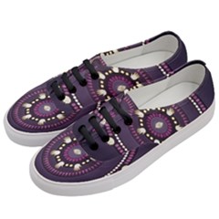 Mandalarium Hires Hand Eye Purple Women s Classic Low Top Sneakers by Mariart