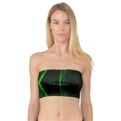 Green Foam Waves Polygon Animation Kaleida Motion Bandeau Top by Mariart