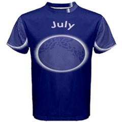 Moon July Blue Space Men s Cotton Tee by Mariart