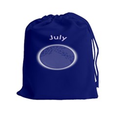 Moon July Blue Space Drawstring Pouches (xxl)