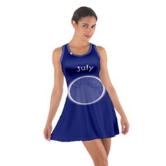 Moon July Blue Space Cotton Racerback Dress