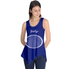 Moon July Blue Space Sleeveless Tunic