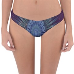 Peaceful Flower Formation Sparkling Space Reversible Hipster Bikini Bottoms