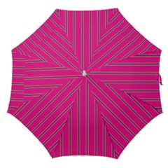 Pink Line Vertical Purple Yellow Fushia Straight Umbrellas