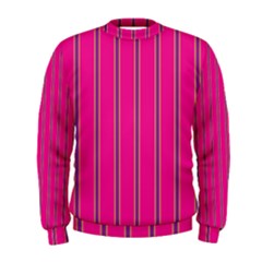 Pink Line Vertical Purple Yellow Fushia Men s Sweatshirt