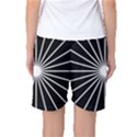 Ray White Black Line Space Women s Basketball Shorts View2