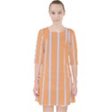 Rayures Bleu Orange Pocket Dress View1