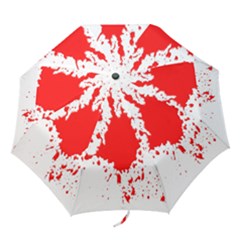 Red Blood Splatter Folding Umbrellas