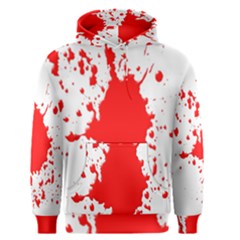 Red Blood Splatter Men s Pullover Hoodie