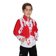 Red Blood Splatter Wind Breaker (kids)