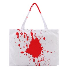 Red Blood Splatter Medium Tote Bag