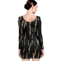 Rain Cigarettes Transparent Background Motion Angle Long Sleeve Velvet Bodycon Dress View2