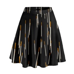 Rain Cigarettes Transparent Background Motion Angle High Waist Skirt