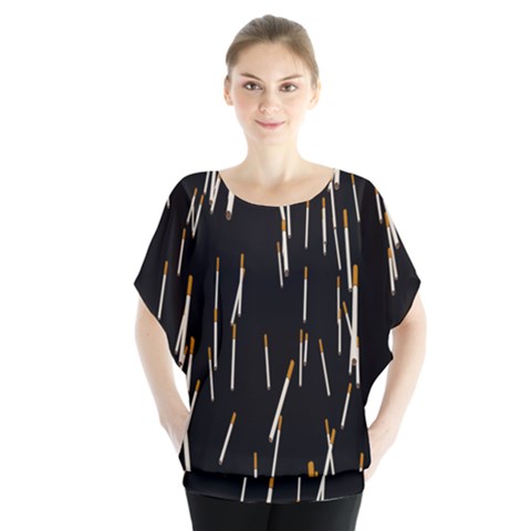 Rain Cigarettes Transparent Background Motion Angle Blouse by Mariart