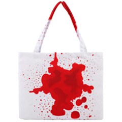 Red Blood Transparent Mini Tote Bag by Mariart