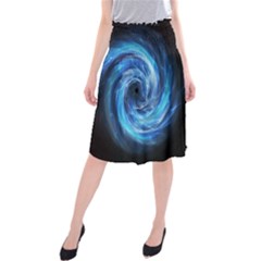 Hole Space Galaxy Star Planet Midi Beach Skirt by Mariart