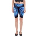 Hole Space Galaxy Star Planet Yoga Cropped Leggings View1