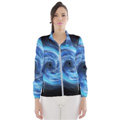 Hole Space Galaxy Star Planet Wind Breaker (women)