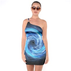 Hole Space Galaxy Star Planet One Soulder Bodycon Dress by Mariart