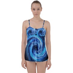 Hole Space Galaxy Star Planet Babydoll Tankini Set by Mariart