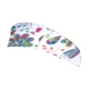 Prismatic Psychedelic Floral Heart Background Stretchable Headband View1