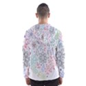 Prismatic Neon Floral Heart Love Valentine Flourish Rainbow Hooded Wind Breaker (Men) View2