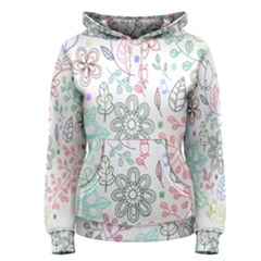 Prismatic Neon Floral Heart Love Valentine Flourish Rainbow Women s Pullover Hoodie by Mariart