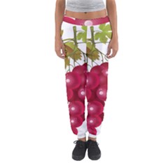 Red Fruit Grape Women s Jogger Sweatpants by Mariart