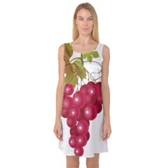 Red Fruit Grape Sleeveless Satin Nightdress by Mariart