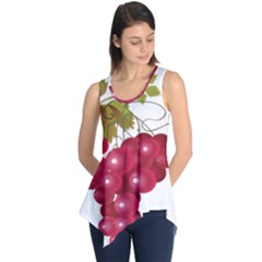 Red Fruit Grape Sleeveless Tunic