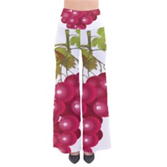 Red Fruit Grape Pants