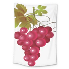 Red Fruit Grape Large Tapestry