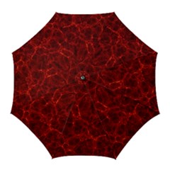 Simulation Red Water Waves Light Golf Umbrellas by Mariart