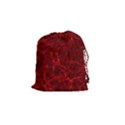 Simulation Red Water Waves Light Drawstring Pouches (Small)  View1