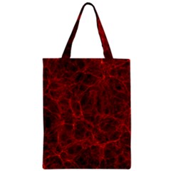 Simulation Red Water Waves Light Zipper Classic Tote Bag by Mariart