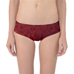 Simulation Red Water Waves Light Classic Bikini Bottoms by Mariart