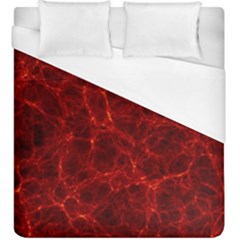 Simulation Red Water Waves Light Duvet Cover (king Size) by Mariart