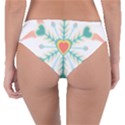 Snowflakes Heart Love Valentine Angle Pink Blue Sexy Reversible Classic Bikini Bottoms View4