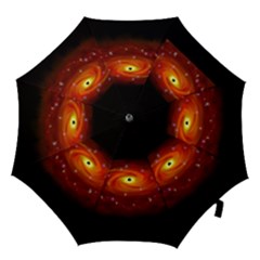 Space Galaxy Black Sun Hook Handle Umbrellas (large)