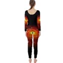 Space Galaxy Black Sun Long Sleeve Catsuit View2