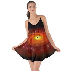 Space Galaxy Black Sun Love The Sun Cover Up