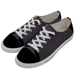 Space Line Grey Black Women s Low Top Canvas Sneakers by Mariart